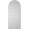 Ekena Millwork Round Top Surface Mount PVC Gable Vent: Functional, w/ 2"W x 1-1/2"P Brickmould Frame, 18"W x 42"H GVPRT18X4202SF - alternate 4